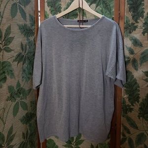 Gray Boxy T-Shirt